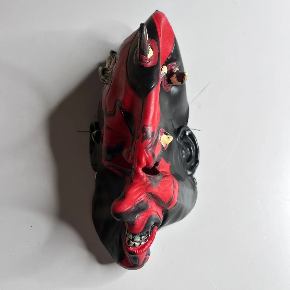 Star Wars Darth Maul‎ Mask Rubies Costume Co 2011 Red Black Vinyl Halloween